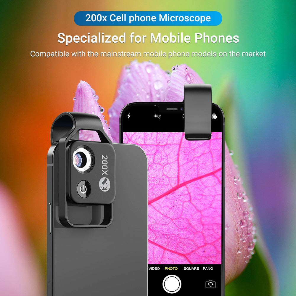 Universal 200X Zoom Phone Lens