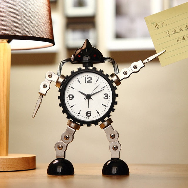 Metal Gear Robot Desk Alarm Clock