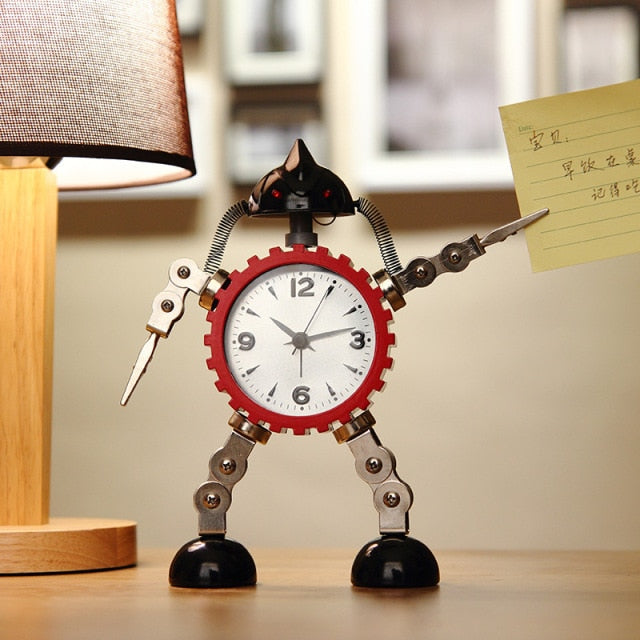 Metal Gear Robot Desk Alarm Clock