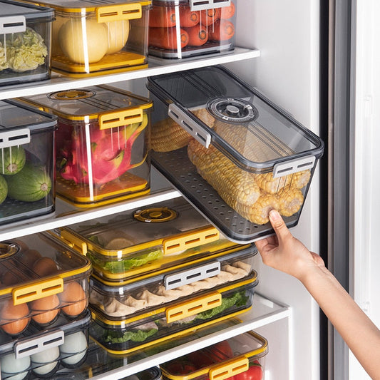 Transparent Refrigerator Thick Storage Organizer Box