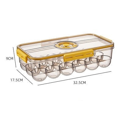 Transparent Refrigerator Thick Storage Organizer Box