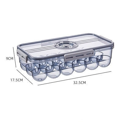 Transparent Refrigerator Thick Storage Organizer Box