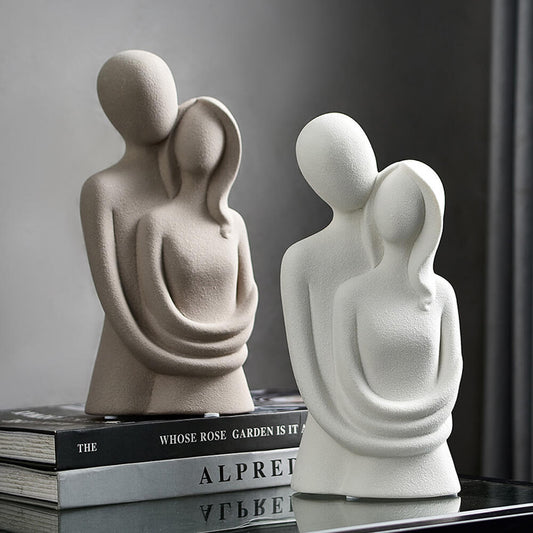 Nordic Abstract Thinker Resin Statue Sculpture