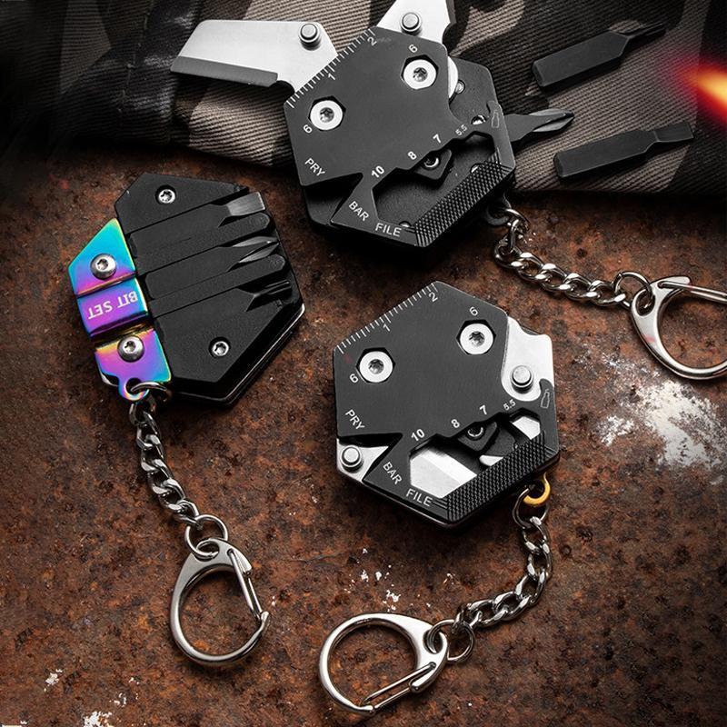 Multifunctional Hexagon Outdoor EDC Survival Tool