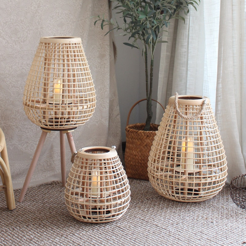 Japanese Style Decorative Floor Candle Holders
