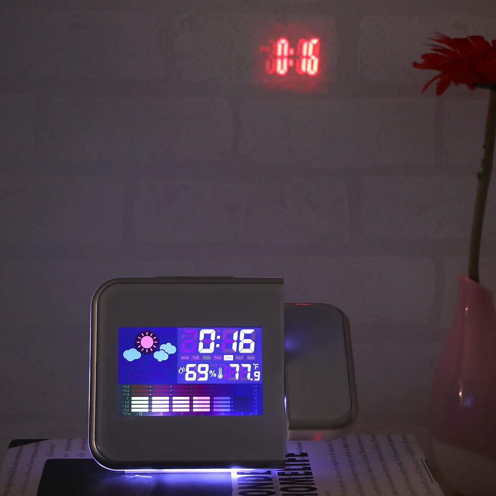 Creative Digital Projector Alarm Clock