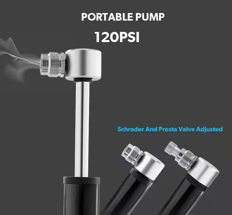 Portable Mini Aluminium Bike Pump