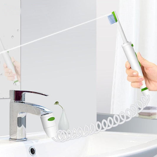 2in1 Portable Faucet Toothbrush Water Flosser - UTILITY5STORE
