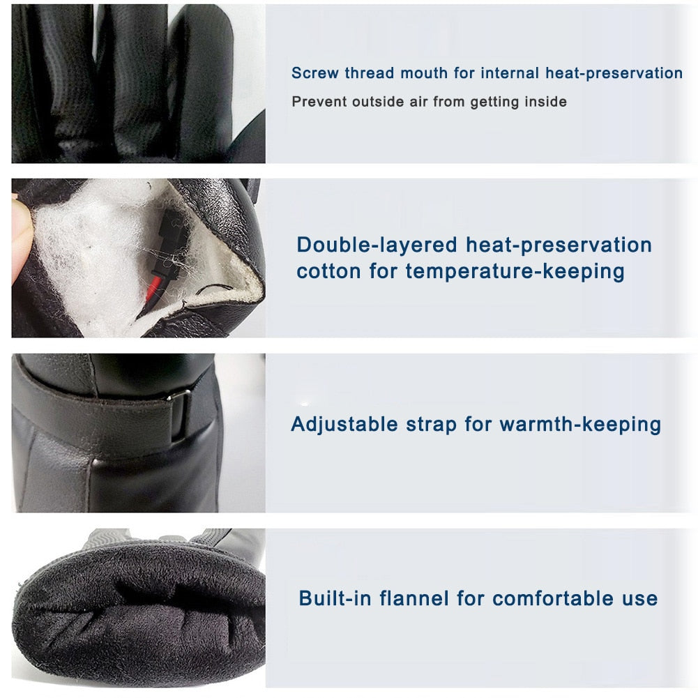 Windproof Unisex Heated Gloves