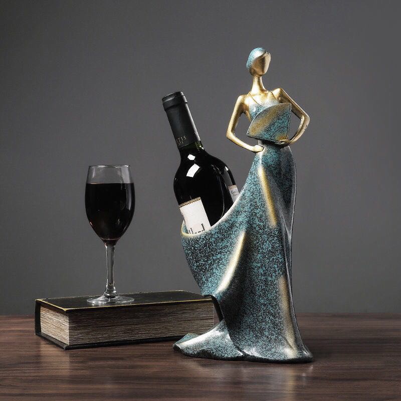 Modern Family Figurines Wine Holder