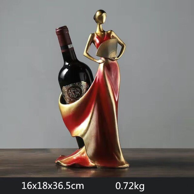 Modern Family Figurines Wine Holder