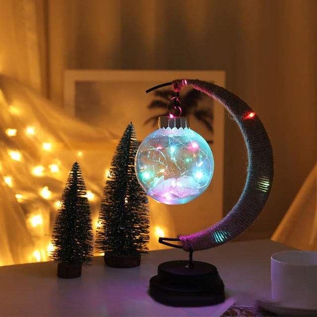 Handmade LED Iron Lunar Lamp