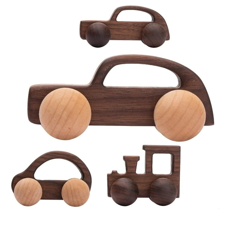 Nordic Style Minimal Wooden Car