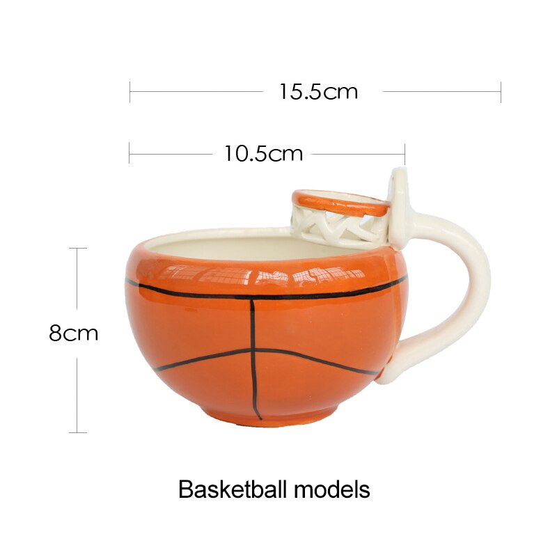 Creative Ceramic Sport Coffee Cups