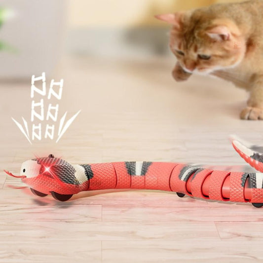 Smart Sensing Snake Interactive Cat Toy - Happy2Cats