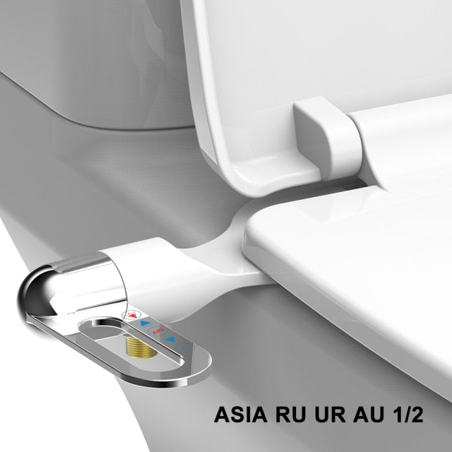 Ultra-Slim Adjustable Water Manual Bidet