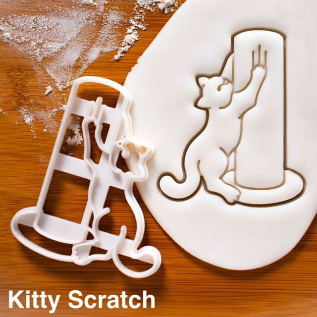 Cat Cookie Mold Cutter Set
