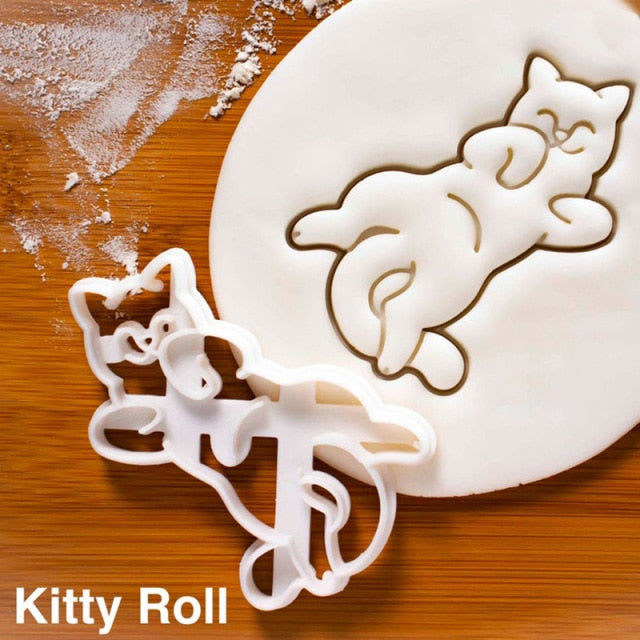 Cat Cookie Mold Cutter Set