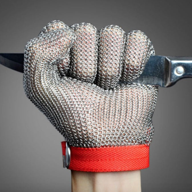 Stainless Steel Cut Resistant Mesh Gloves