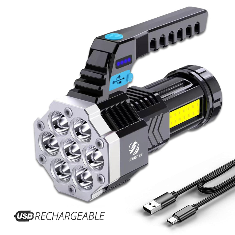 High-Power Rechargeable Super Bright Flashlight