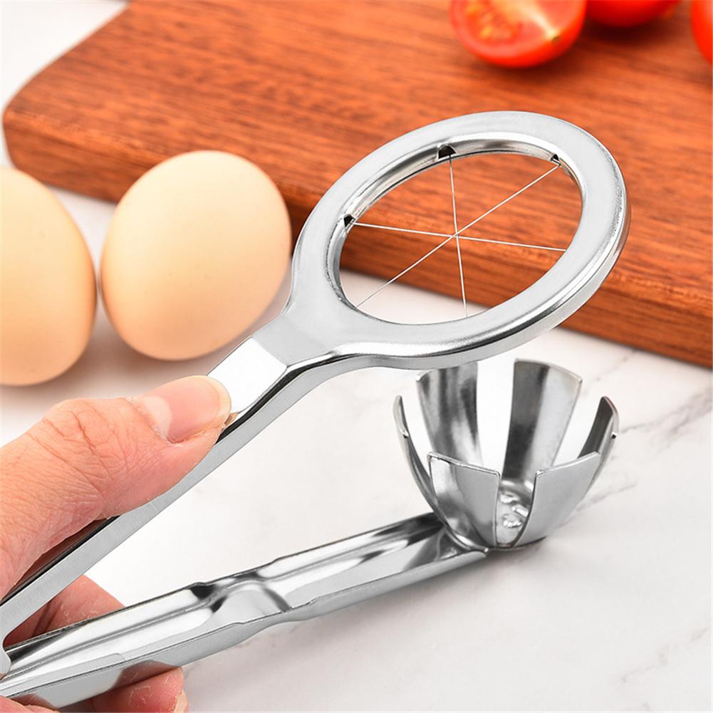 Stainless Steel Easy Egg Slicer Tool