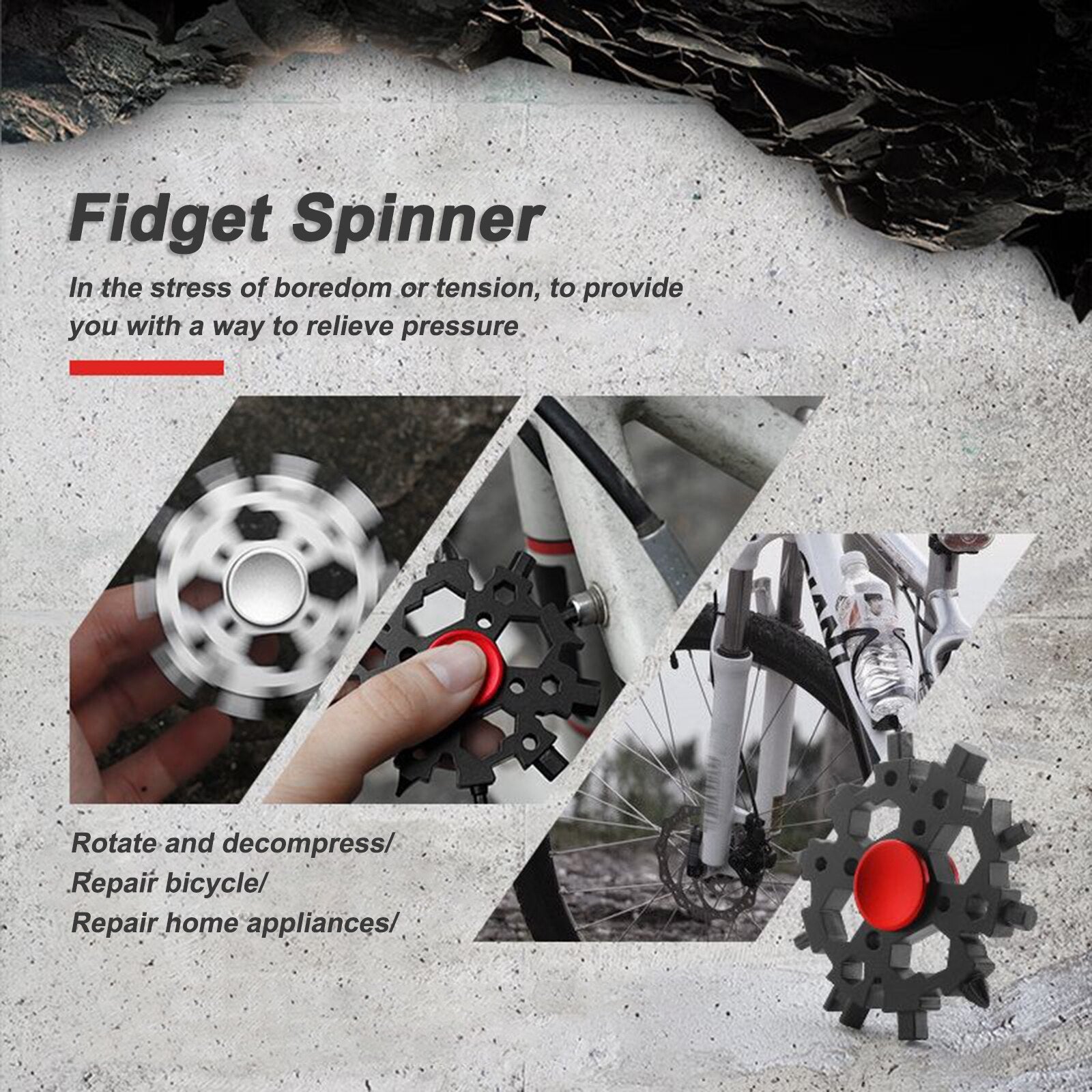 Mini Pocket Tool Fidget Spinner