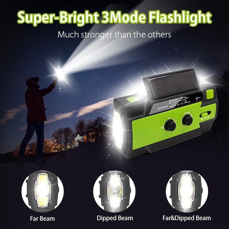 Multifunctional Solar Emergency Power Bank Light