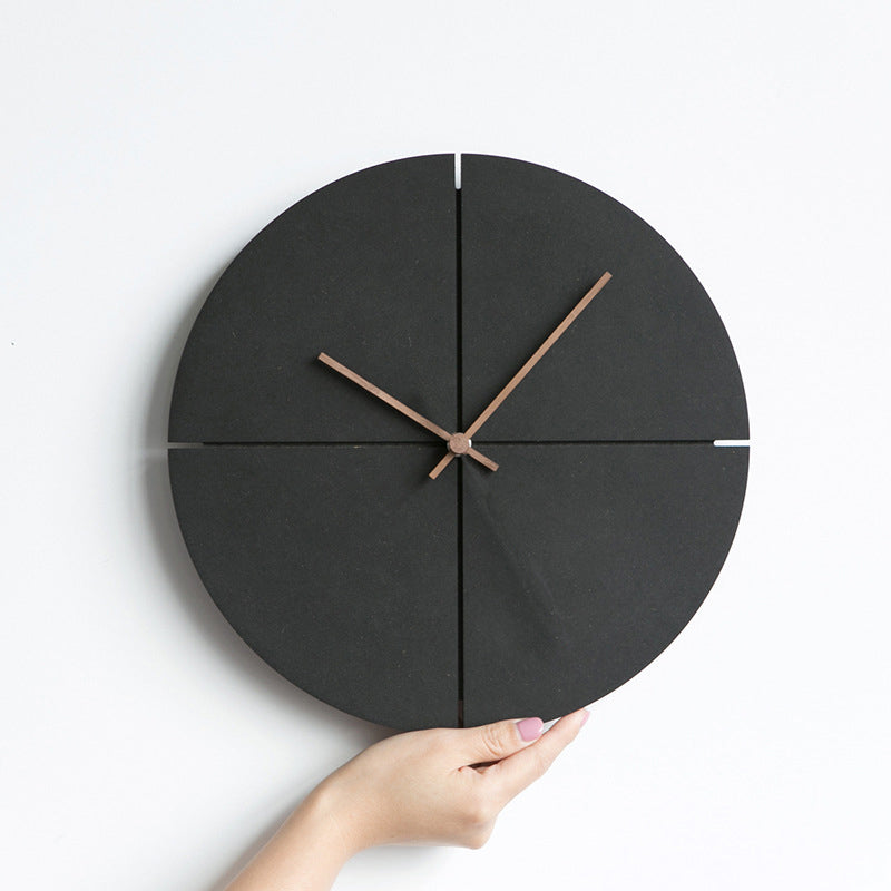 Elegant Nordic Minimalist Wooden Wall Clock