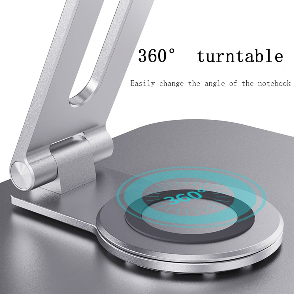 360 Rotating Ergonomic Laptop Holder Riser - UTILITY5STORE