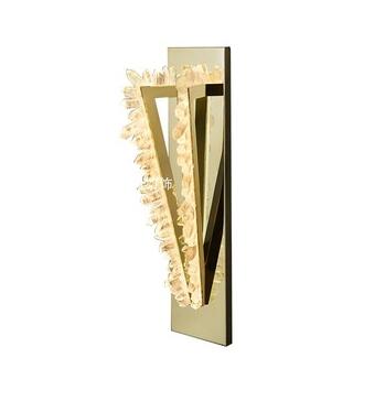 Modern Elegant Crystal Stone Led Wall Lamp - UTILITY5STORE