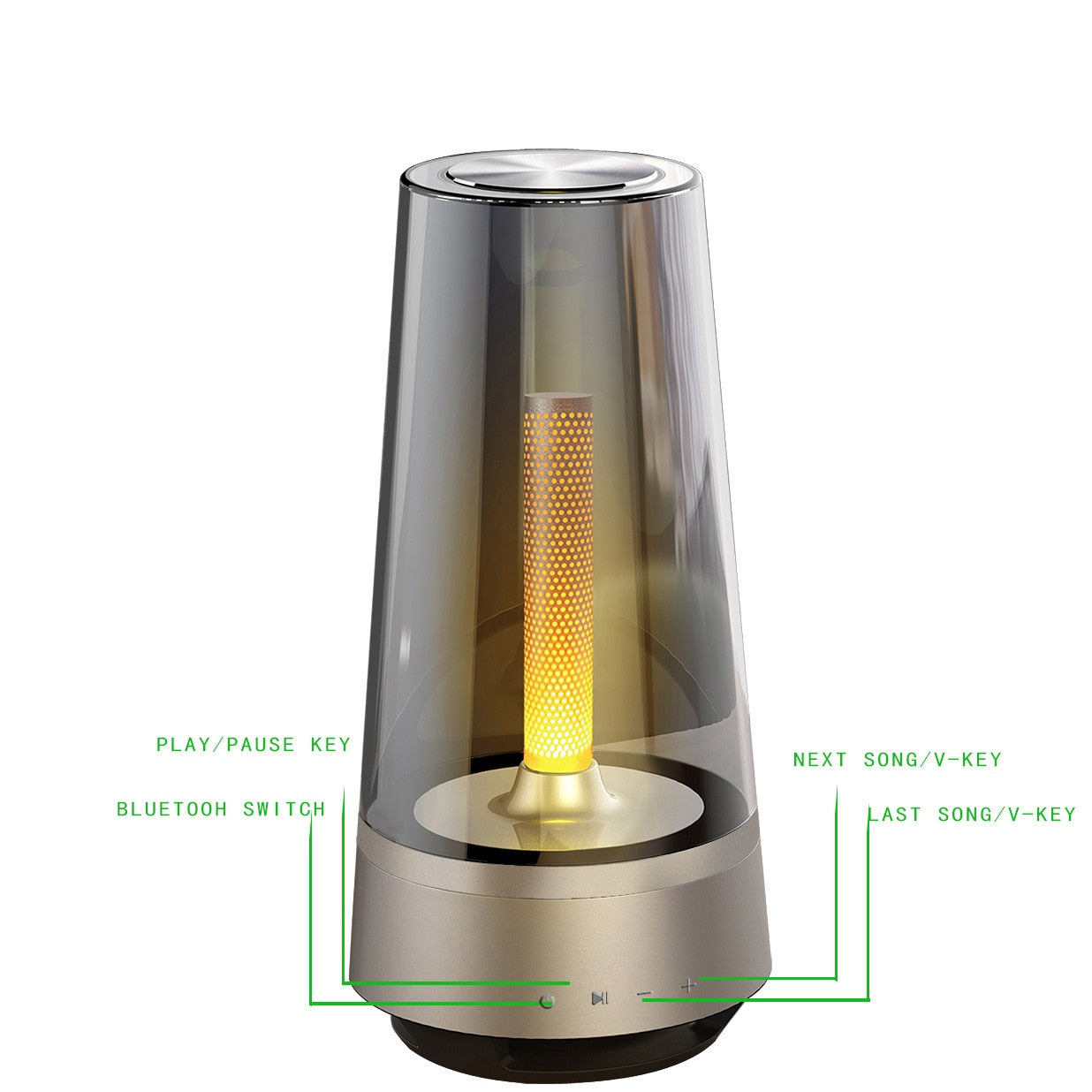 Portable Atmosphere Night Light Speaker