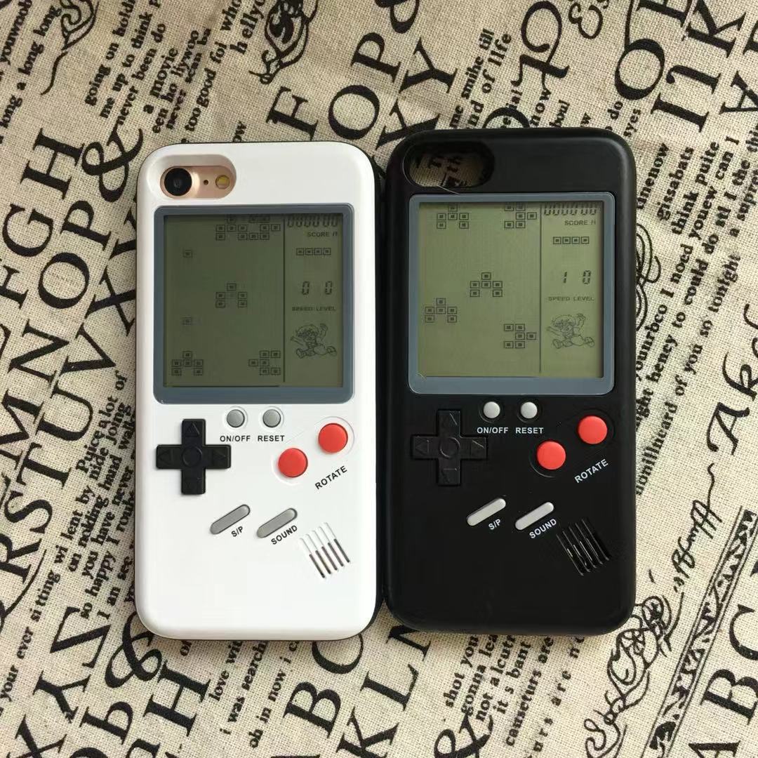 Retro Game Tetris Phone Case For iPhone Models