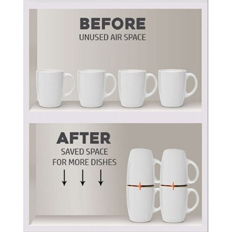 Stackable Mug Cup Organizer Tool