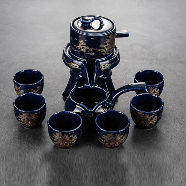 Vintage Chinese Style Unique Ceramic Tea Set