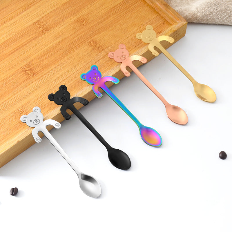 Cute Cat Long Handle Tea Spoon