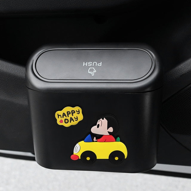 Cute Cartoon Car Door Trash Can