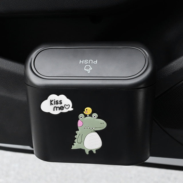 Cute Cartoon Car Door Trash Can