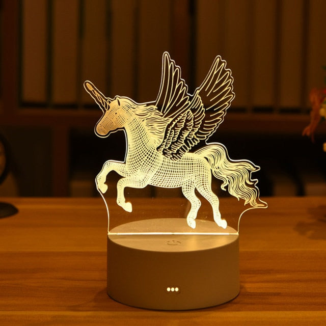 3D Creative Animals Bedside LED Night Lamp - UTILITY5STORE