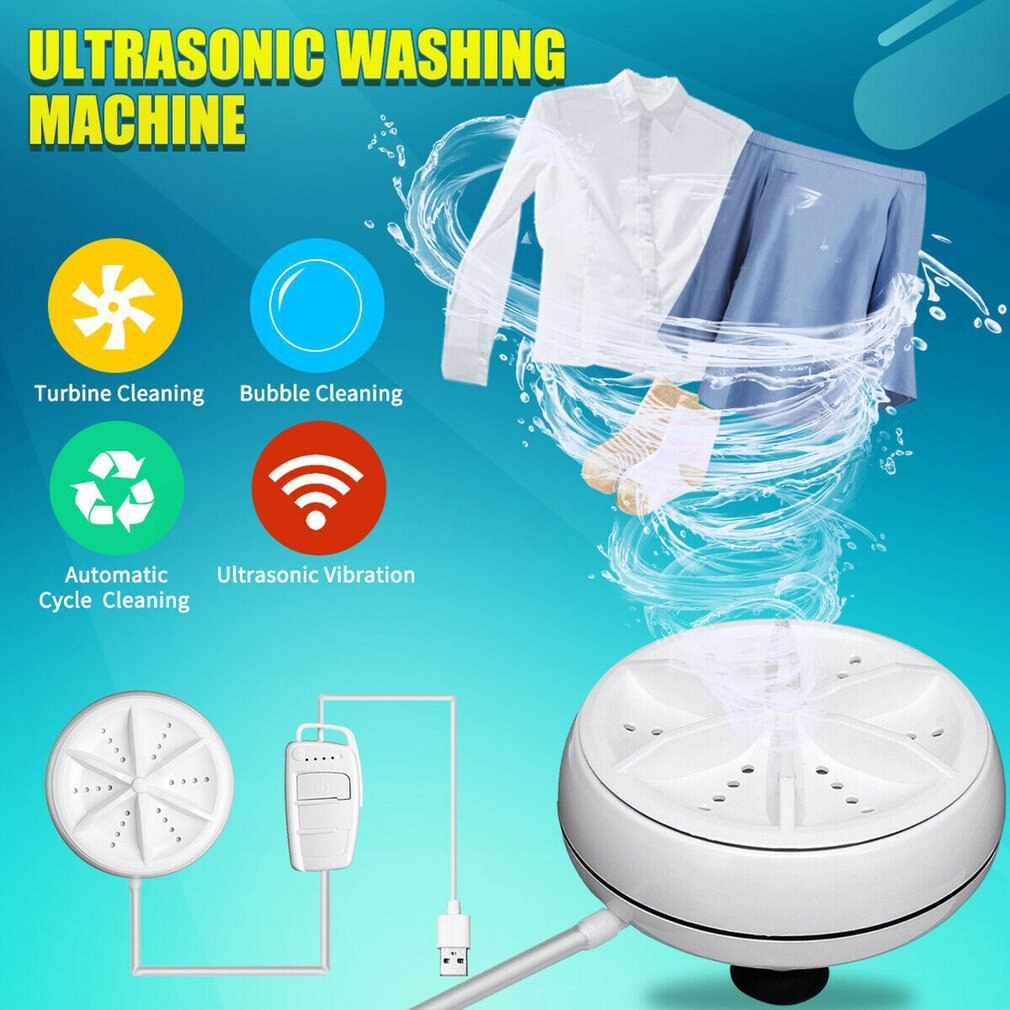 Mini UltraSonic Portable Washing Machine
