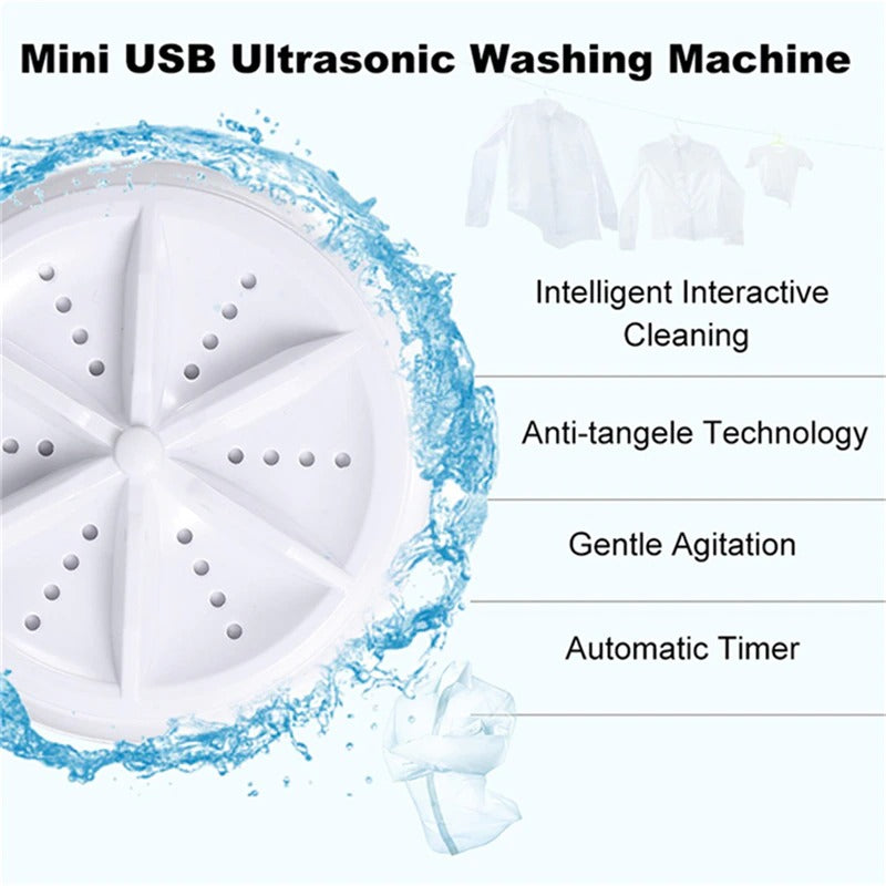 Mini UltraSonic Portable Washing Machine