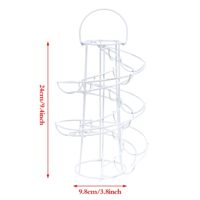 Creative Spiral Egg Dispenser Storage Rack - UTILITY5STORE