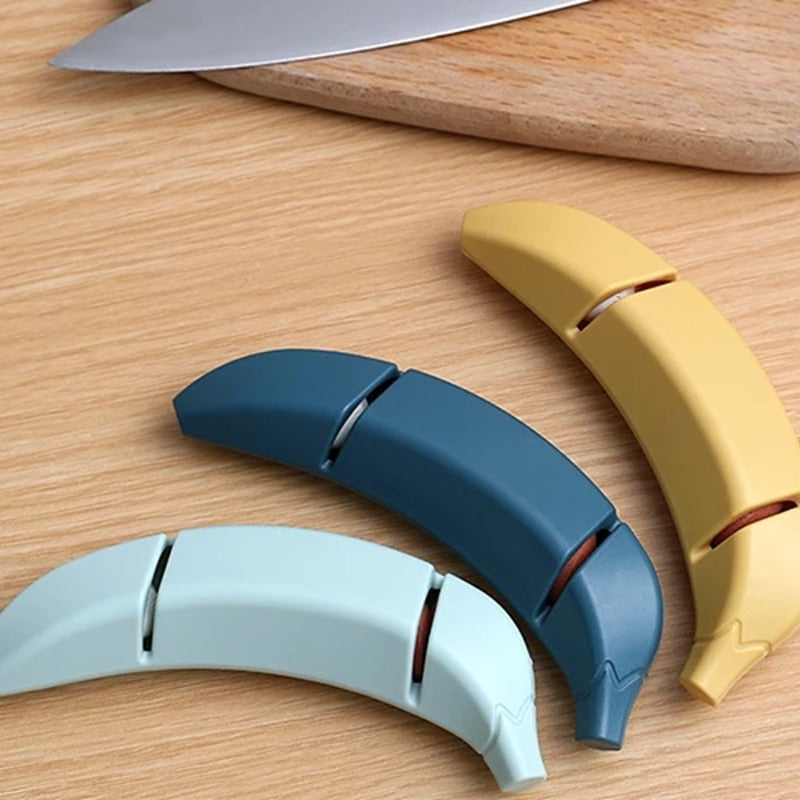 Banana Shape Creative Knife Sharpener Tool