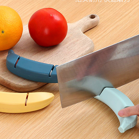 Banana Shape Creative Knife Sharpener Tool