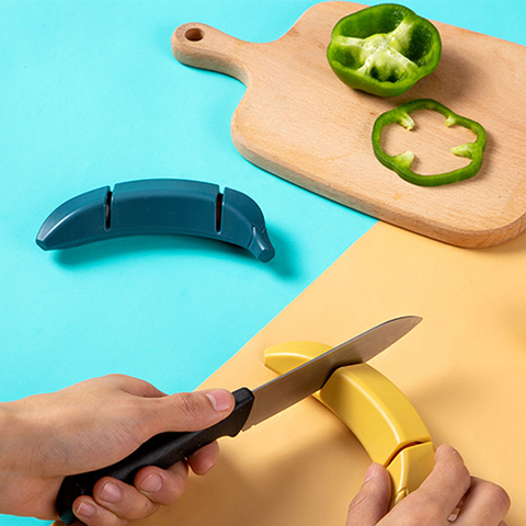 Banana Shape Creative Knife Sharpener Tool