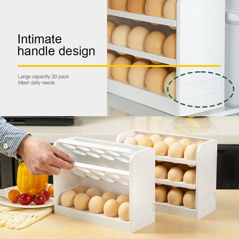 Multi-Layer Practical Egg Fridge Organizer Box