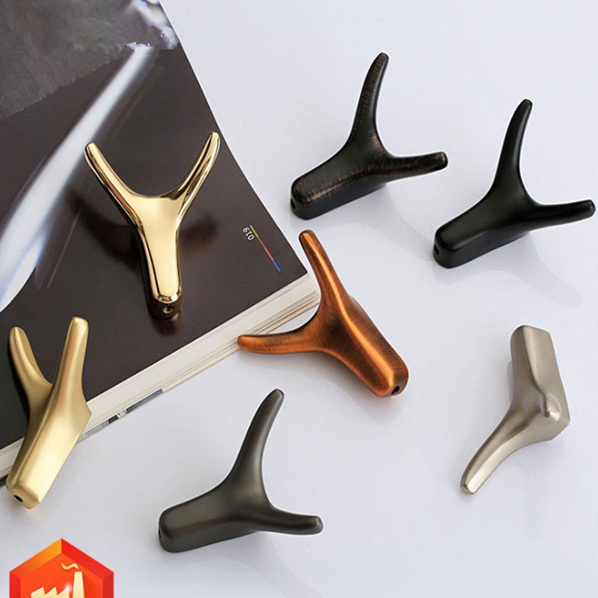 Nordic Bull Head Wall Hooks