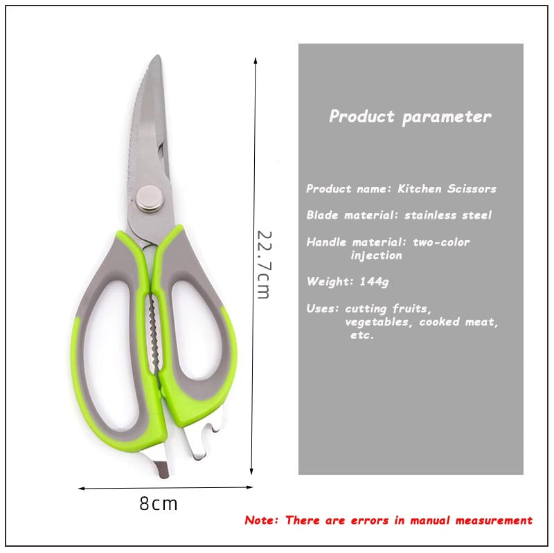 Multifunctional Poultry Bone Scissor with Magnetic Storage Bag