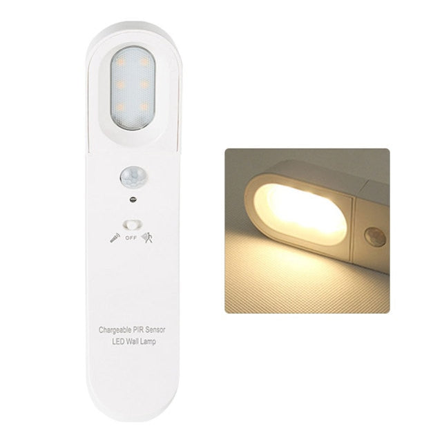 Motion Sensor Rotatable LED Wall Lamp