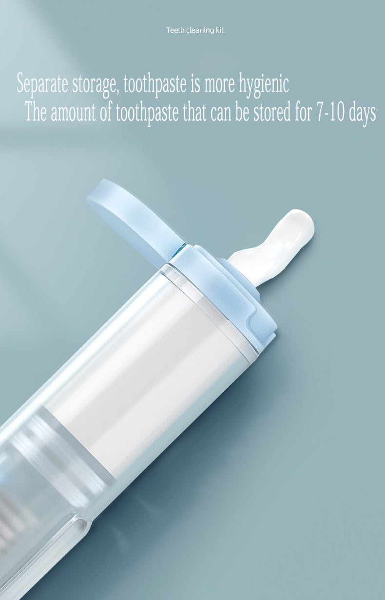 2in1 Portable Folding Travel Toothbrush Kit - UTILITY5STORE