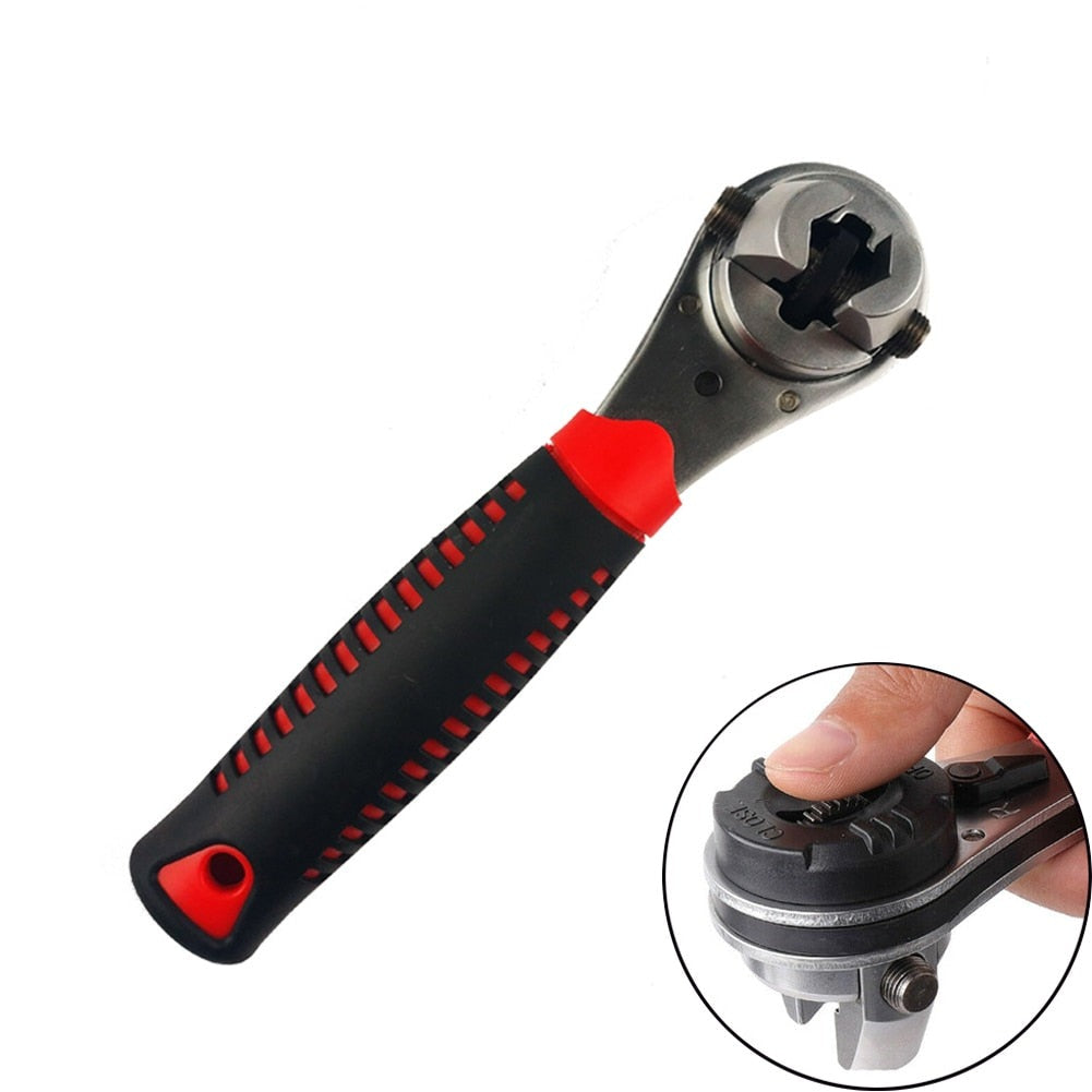 Universal Adjustable Non-Slip Ratchet Wrench Tool